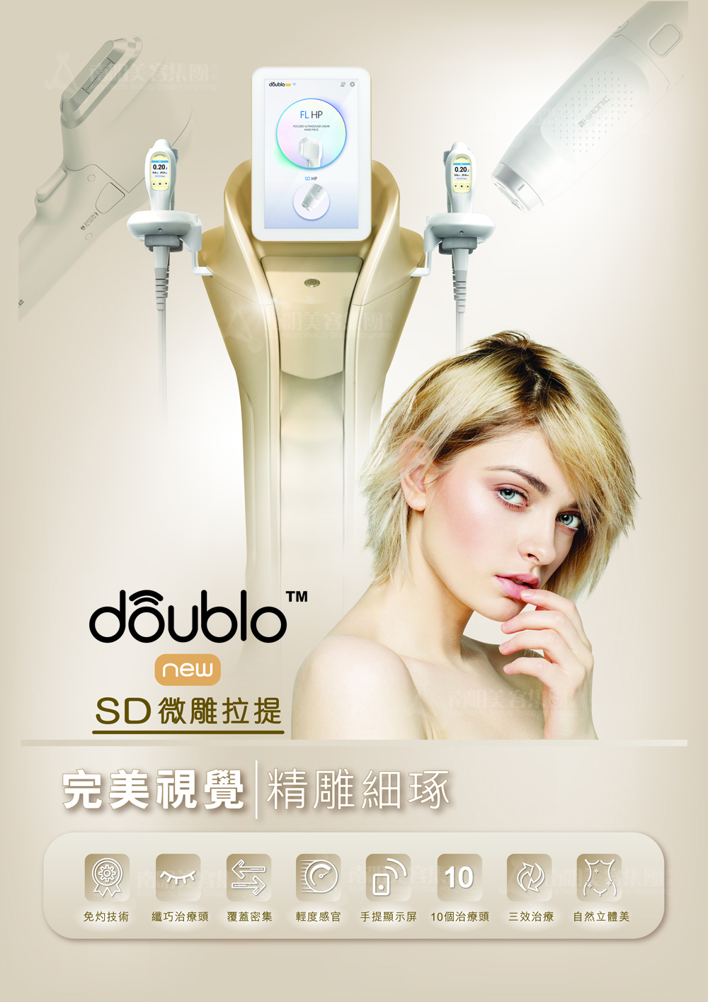 New Doublo SD微雕拉提 SD聚點拉提技術 MFU 4RF 完美視覺 精雕細琢